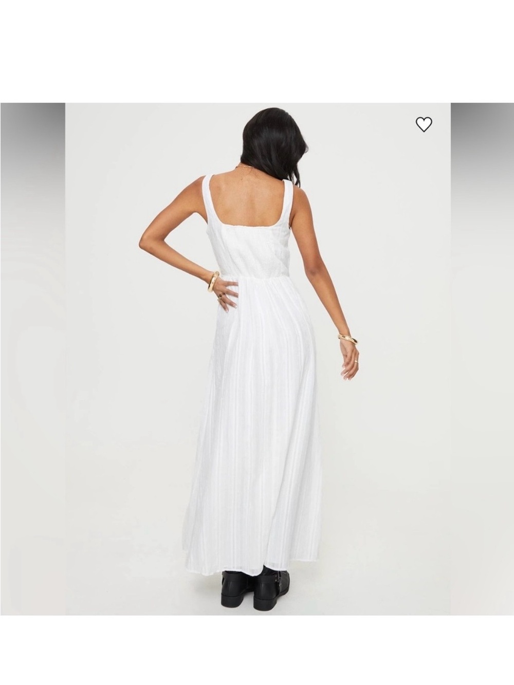 Princess Polly Lorinda White Maxi Dress - Picture 4 of 6